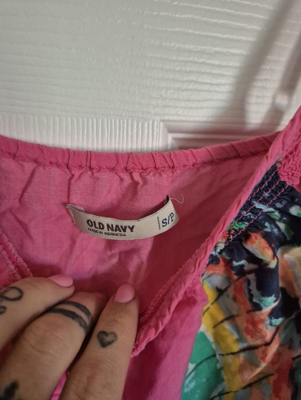 Y2K Vintage Old Navy Butterfly-Print Swing Tank - Picture 2 of 3